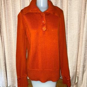 Talbots Mercerized Cotton Pullover Sweater